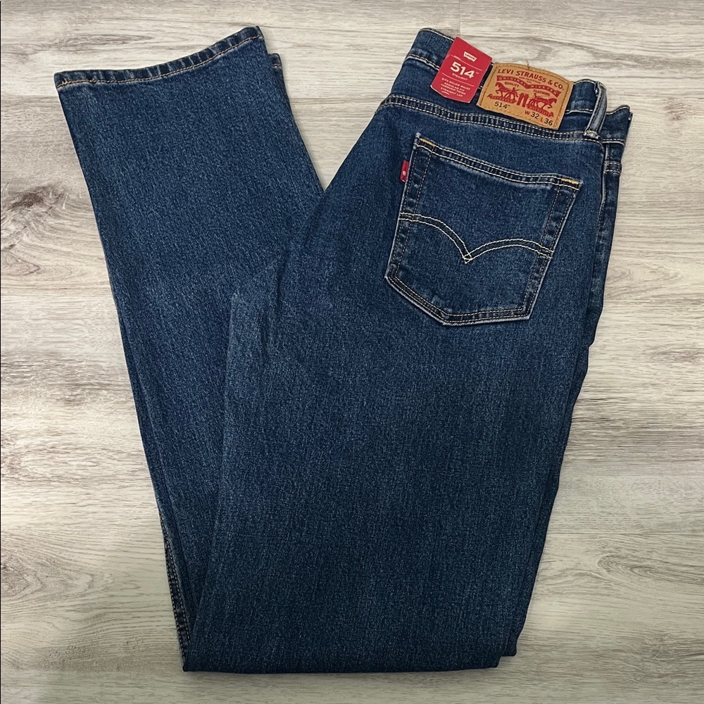 Levi's Men's Straight Jeans - Dark Blue